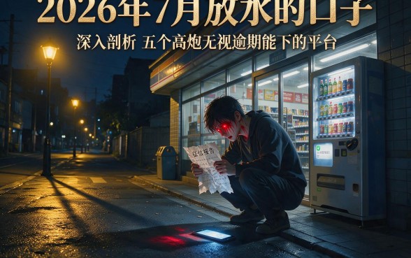 2026年7月放水的口子,深入剖析五个高炮无视逾期能下的平台