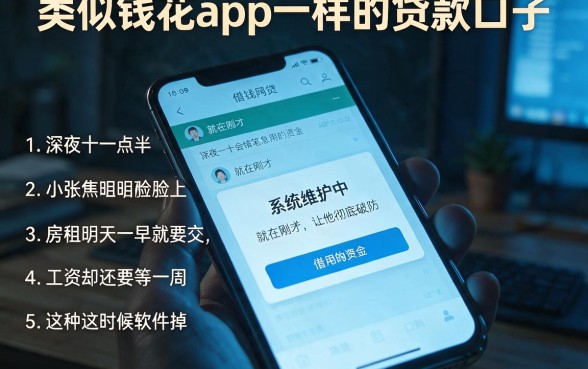 类似钱花app一样的贷款口子,罗列5个值得信赖的借钱app