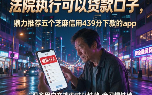 法院执行可以贷款口子,鼎力推荐五个芝麻信用439分下款的app