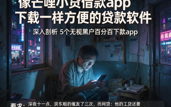 像芒哩小贷借款app下载一样方便的贷款软件,深入剖析5个无视黑户百分百下款app