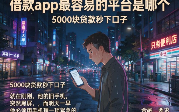 借款app最容易的平台是哪个,归纳5个5000块贷款秒下口子