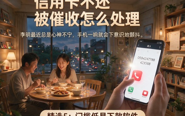 信用卡不还被催收怎么处理，精选5个门槛低易下款软件