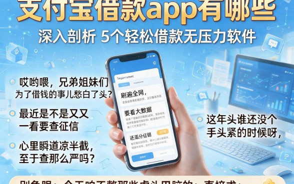 支付宝借款app有哪些,深入剖析5个轻松借款无压力软件