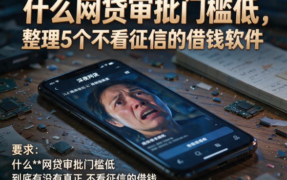 什么网贷审批门槛低,整理5个不看征信的借钱软件