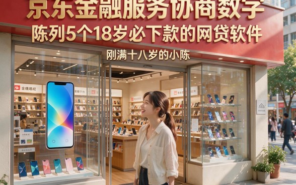 京东金融服务协商数字,陈列5个18岁必下款的网贷软件
