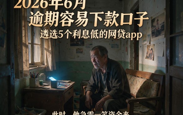 2026年6月逾期容易下款口子，遴选5个利息低的网贷app