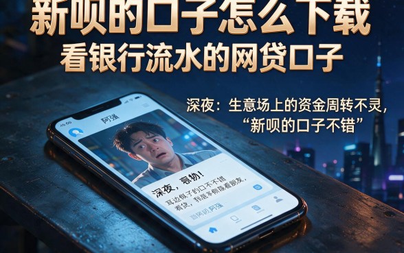 新呗的口子怎么下载，梳理五个看银行流水的网贷口子