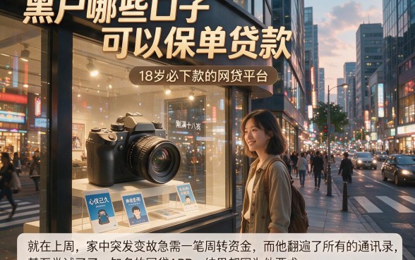 黑户哪些口子可以保单贷款,细致阐述五个18岁必下款的网贷平台