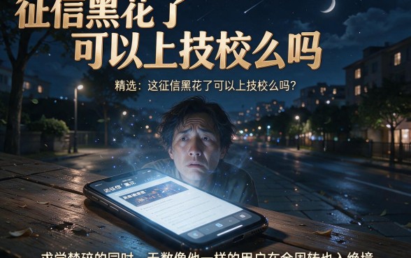 征信黑花了可以上技校么吗,精选五个高炮能下款的平台