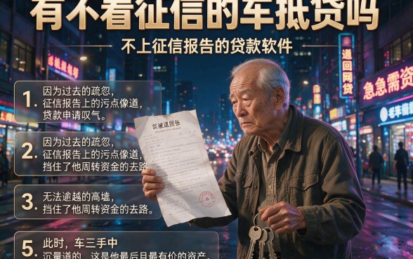 有不看征信的车抵贷吗,详尽说明五个不上征信报告的贷款软件