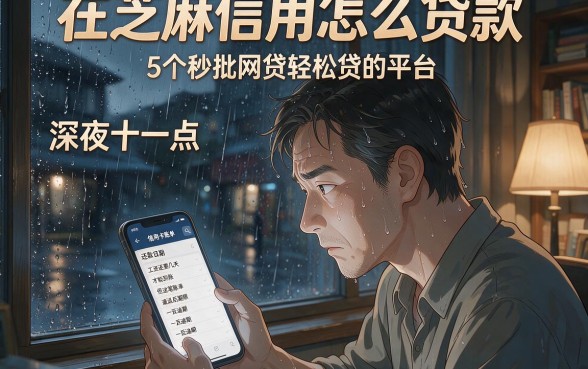在芝麻信用怎么贷款,细致阐述5个秒批网贷轻松贷的平台