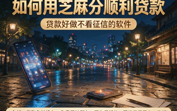 如何用芝麻分顺利贷款,整理5个贷款好做不看征信的软件