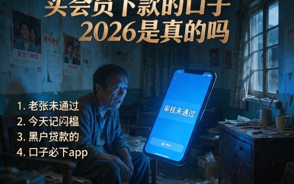 买会员下款的口子2026是真的吗,理出五个黑户贷款的口子必下app