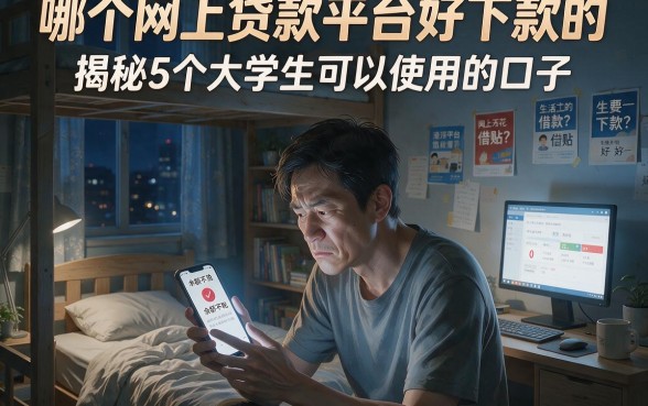 哪个网上贷款平台好下款的,揭秘5个大学生可以使用的口子