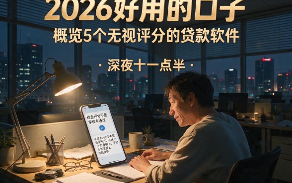 2026好用的口子,概览5个无视评分的贷款软件
