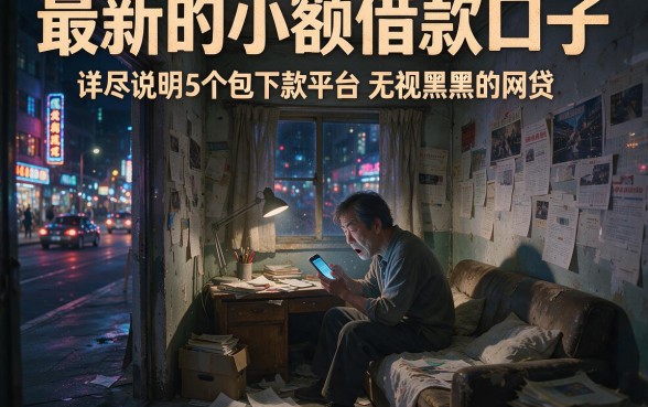 最新的小额借款口子,详尽说明5个包下款平台无视黑白的网贷