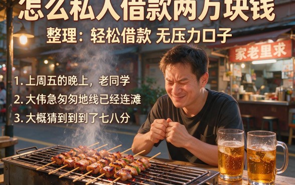 怎么私人借款两万块钱，整理五个轻松借款无压力口子