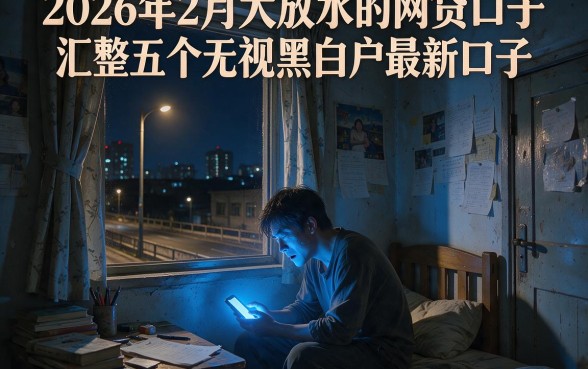 2026年2月大放水的网贷口子，汇整五个无视黑白户最新口子
