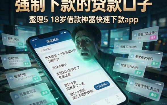 强制下款的贷款口子,整理5个18岁借款神器快速下款app