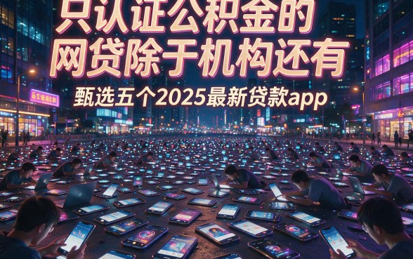 只认证公积金的网贷除于机构还有,甄选五个2025最新贷款app