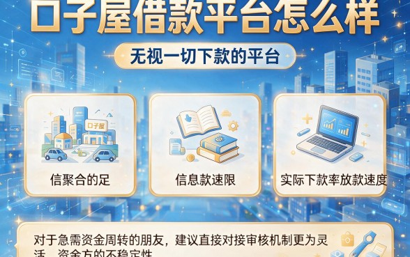 口子屋借款平台怎么样,整理5个无视一切下款的平台