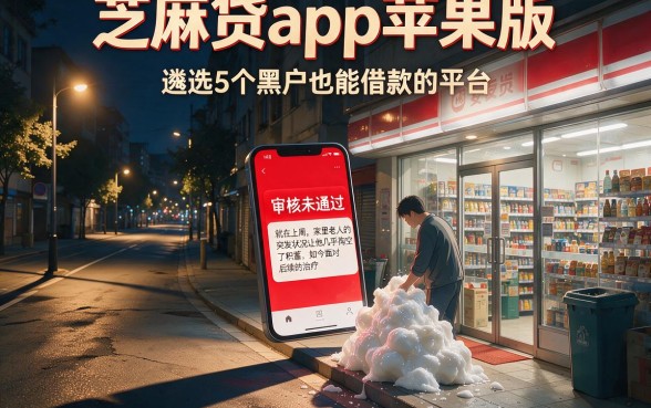 芝麻贷app苹果版，遴选5个黑户也能借款的平台