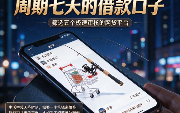 周期七天的借款口子，筛选五个极速审核的网贷平台
