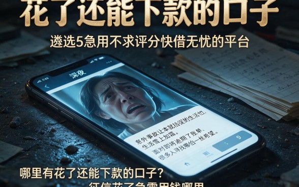 花了还能下款的口子,遴选5个急用不求评分快借无忧的平台