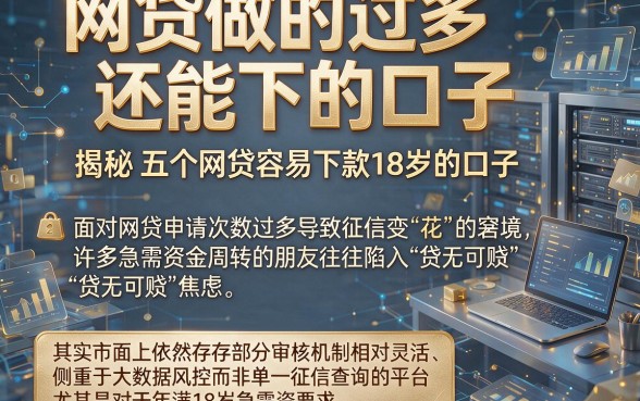 网贷做的过多还能下的口子,揭秘五个网贷容易下款18岁的口子