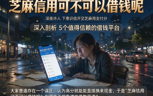 芝麻信用可不可以借钱呢，深入剖析5个值得信赖的借钱平台