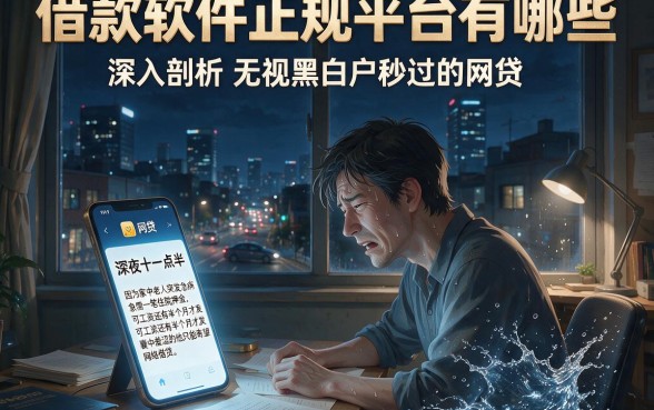 借款软件正规平台有哪些,深入剖析五个无视黑白户秒过的网贷