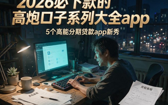 2026必下款的高炮口子系列大全app，详细阐述5个高能分期贷款app新秀