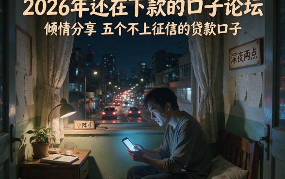 2026年还在下款的口子论坛，倾情分享五个不上征信的贷款口子