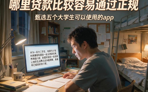 哪里贷款比较容易通过正规,甄选五个大学生可以使用的app