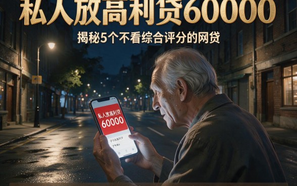 私人放高利贷60000,揭秘5个不看综合评分的网贷