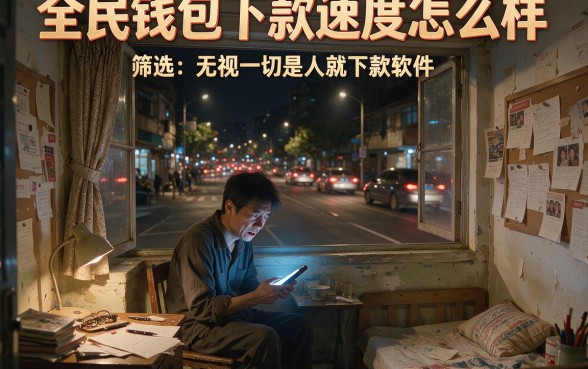 全民钱包下款速度怎么样，筛选5个无视一切是人就下款软件