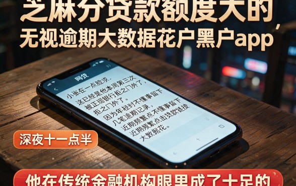 芝麻分贷款额度大的,罗列5个无视逾期大数据花户黑户app