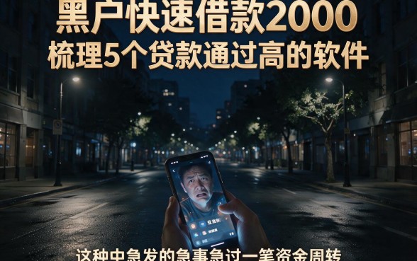 黑户快速借款2000,梳理5个贷款通过高的软件