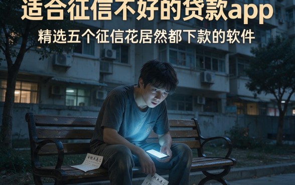 适合征信不好的贷款app，精选五个征信花居然都下款的软件