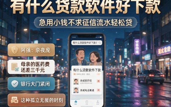 有什么贷款软件好下款，胪列五个急用小钱不求征信流水轻松贷的app