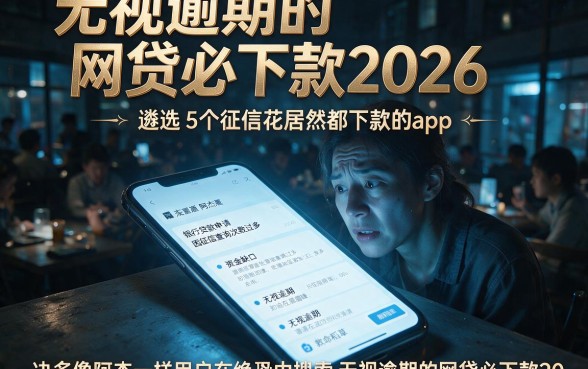 无视逾期的网贷必下款2026,遴选5个征信花居然都下款的app
