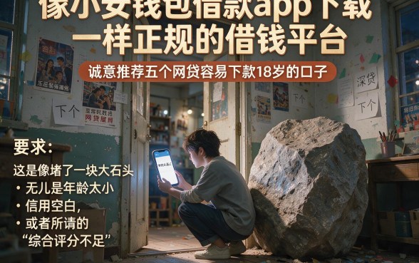 像小安钱包借款app下载一样正规的借钱平台,诚意推荐五个网贷容易下款18岁的口子