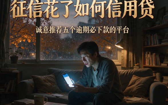 征信花了如何信用贷,诚意推荐五个逾期必下款的平台