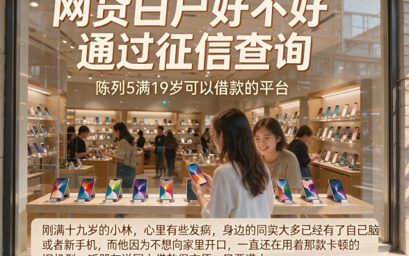 网贷白户好不好通过征信查询,陈列5个满19岁可以借款的平台