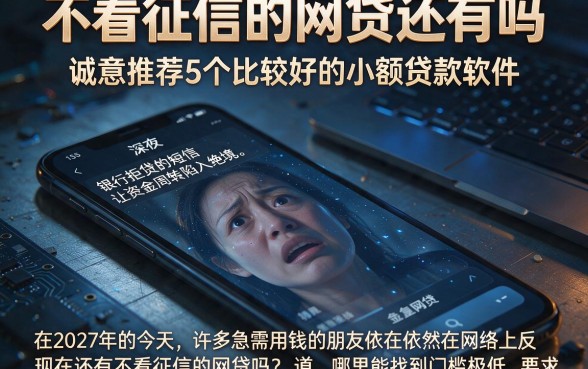 不看征信的网贷还有吗,诚意推荐5个比较好的小额贷款软件