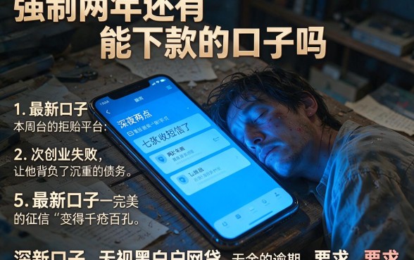 强制两年还有能下款的口子吗，罗列五个最新口子无视黑白户网贷