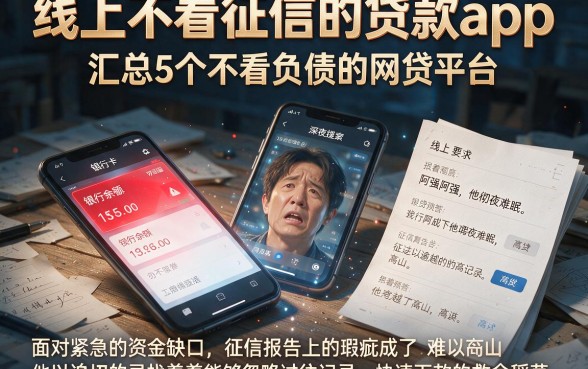 线上不看征信的贷款app,汇总5个不看负债的网贷平台