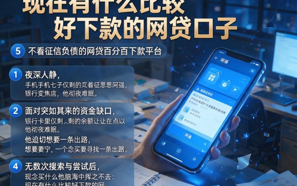 现在有什么比较好下款的网贷口子，详细阐述5个不看征信负债的网贷百分百下款平台