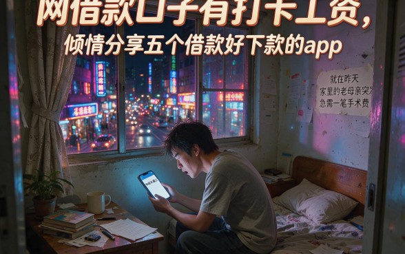 网借款口子有打卡工资,倾情分享五个借款好下款的app