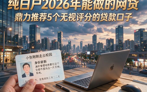 纯白户2026年能做的网贷,鼎力推荐5个无视评分的贷款口子